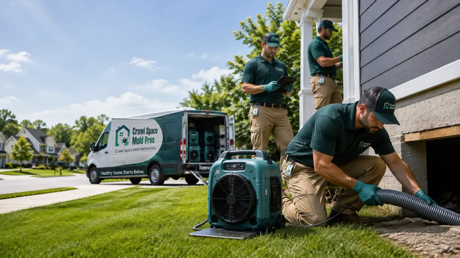 Crawl Space Mold Removal in Savoy, IL